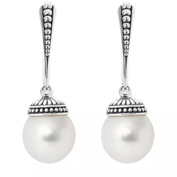 LAGOS Drop Pearl Earrings - Picture 1 of 4